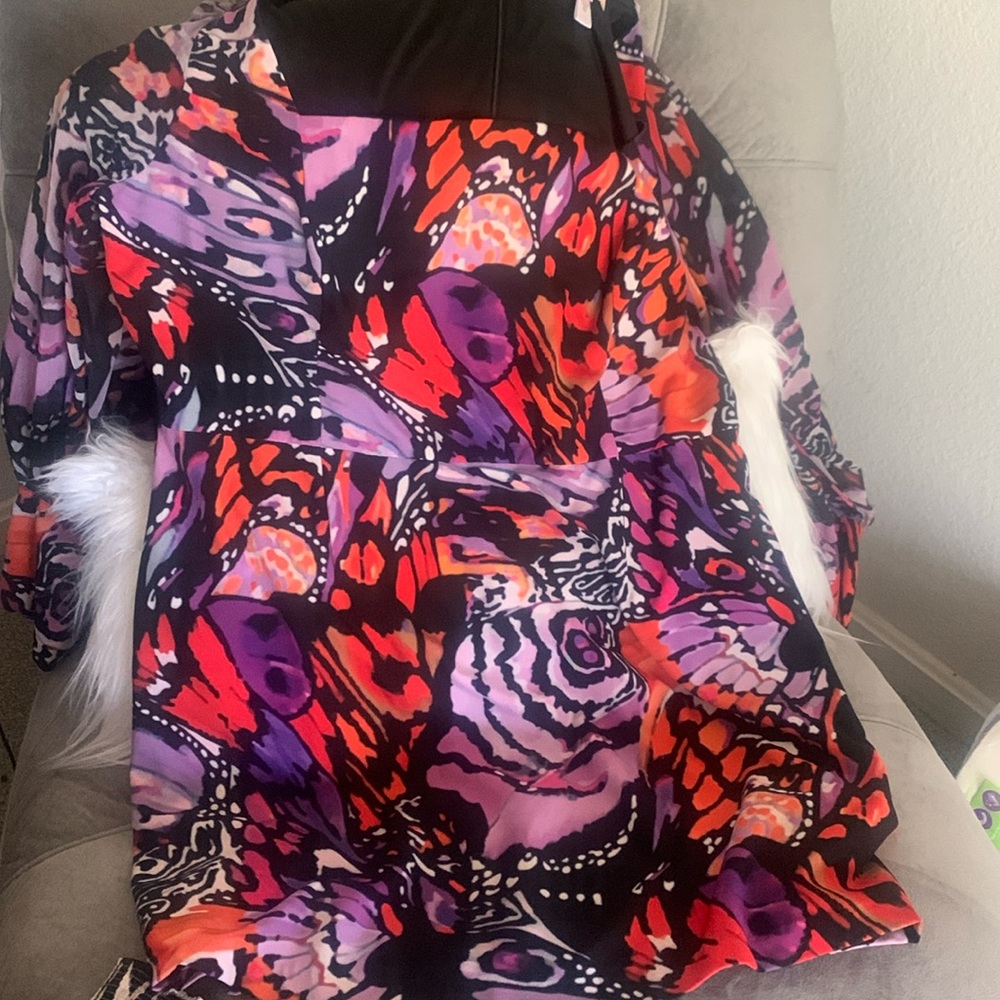 Colorful mini dress 👗